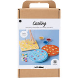 Creativ Company Hobby-Set Gießen, Fliesen, Blau, Rot, Gelb, 1 Box