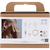 Creativ Company Mini-Hobby-Set Schmuck, Ohrringe aus Metalldraht, vergoldet, 1 Box