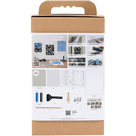 Https: www.cchobby.nl starter-hobbyset-blockprinting-1-box