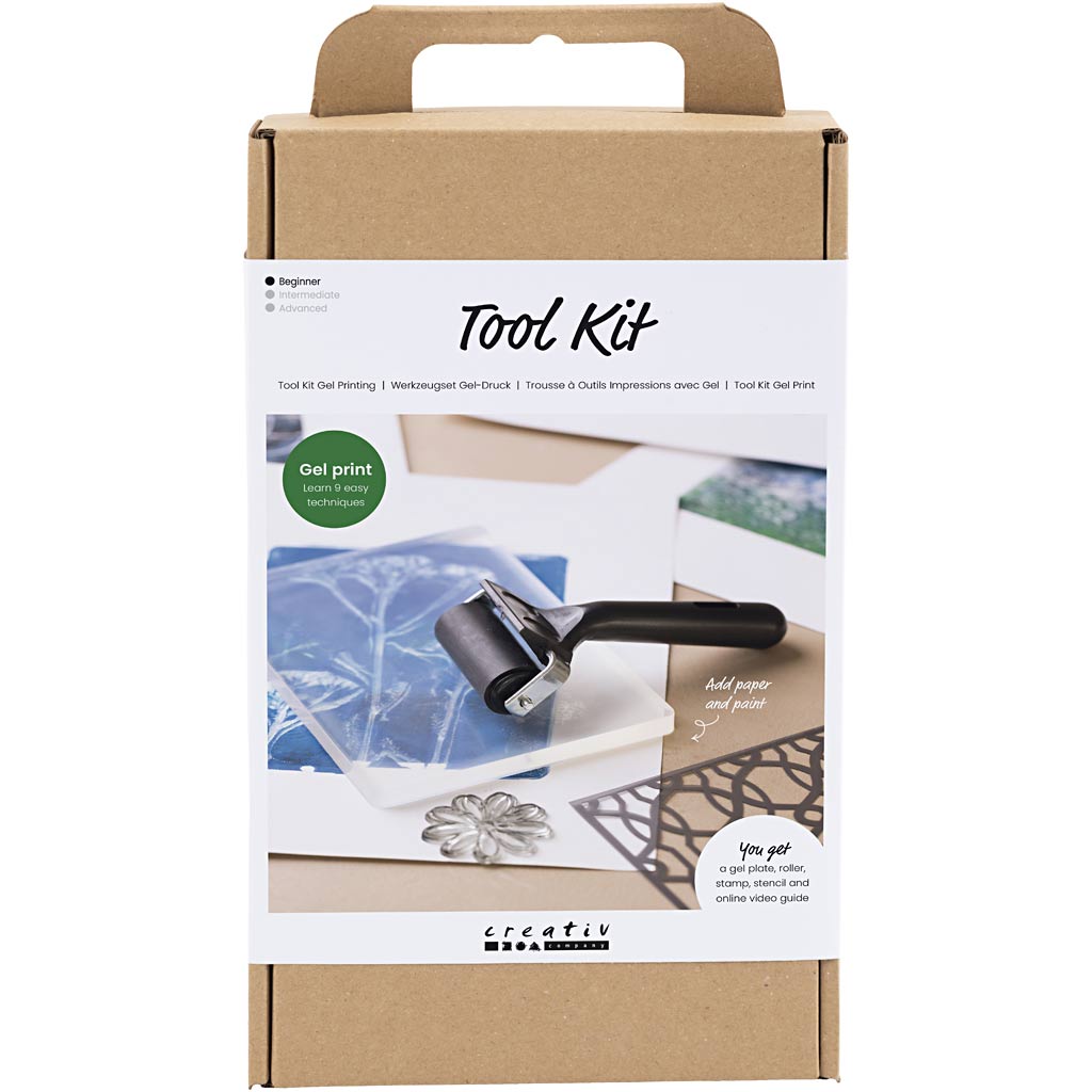 Creativ company gel printing toolkit, 1 box