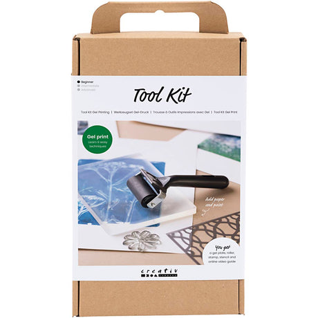 Creativ company gel printing toolkit, 1 box