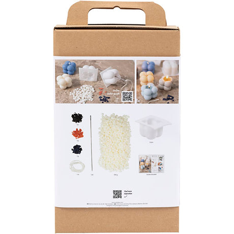 Kreativunternehmen https: www.cchobby.nl hobbyset-candle-making-bubble-soya-candle-beige-lightblue-creme-1-box