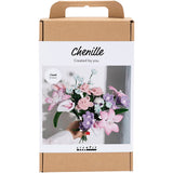 Creativ Company Hobby-Set Blumen aus Chenilledraht in Pastellfarben