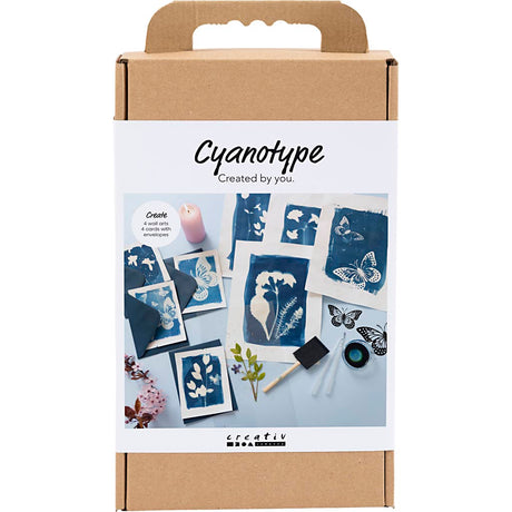 Creativ Company Hobby-Set Cyanotypie, blau, 1 Box