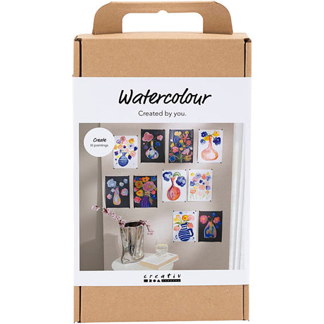 Creativ Company Hobby-Set Aquarell in verschiedenen Farben