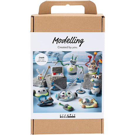 Kreativunternehmen https: www.cchobby.nl hobbyset-boetseren-robot-blue-gray-red-silvered-1-box