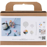 Creativ Company Mini-Hobby-Set Robotermodellierung in Grau und Rosa