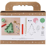 Creativ Company Mini-Hobby-Set Bildhauerei, Weihnachtsbaummonster, verschiedene Farben, 1 Box