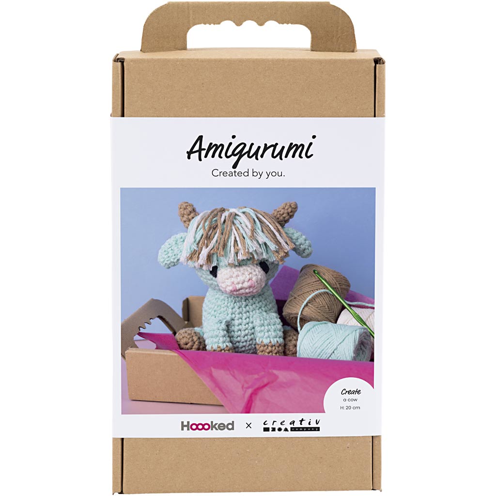 Kreativunternehmen https: www.cchobby.nl hobbyset-amigurumi-cow-beige-mint-1-doos