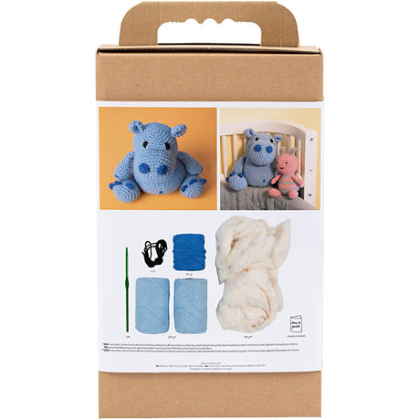 Kreativunternehmen https: www.cchobby.nl hobbyset-amigurumi-hippopotamus-blue-lightblue-1-box
