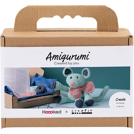Kreativunternehmen https: www.cchobby.nl hobbyset-amigurumi-mouse-mint-1-doos