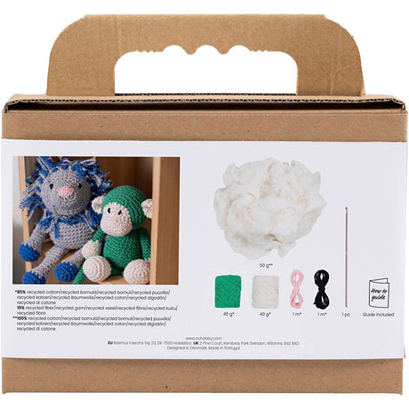 Kreativunternehmen https: www.cchobby.nl hobbyset-amigurumi-aap-groen-off-white-1-doos