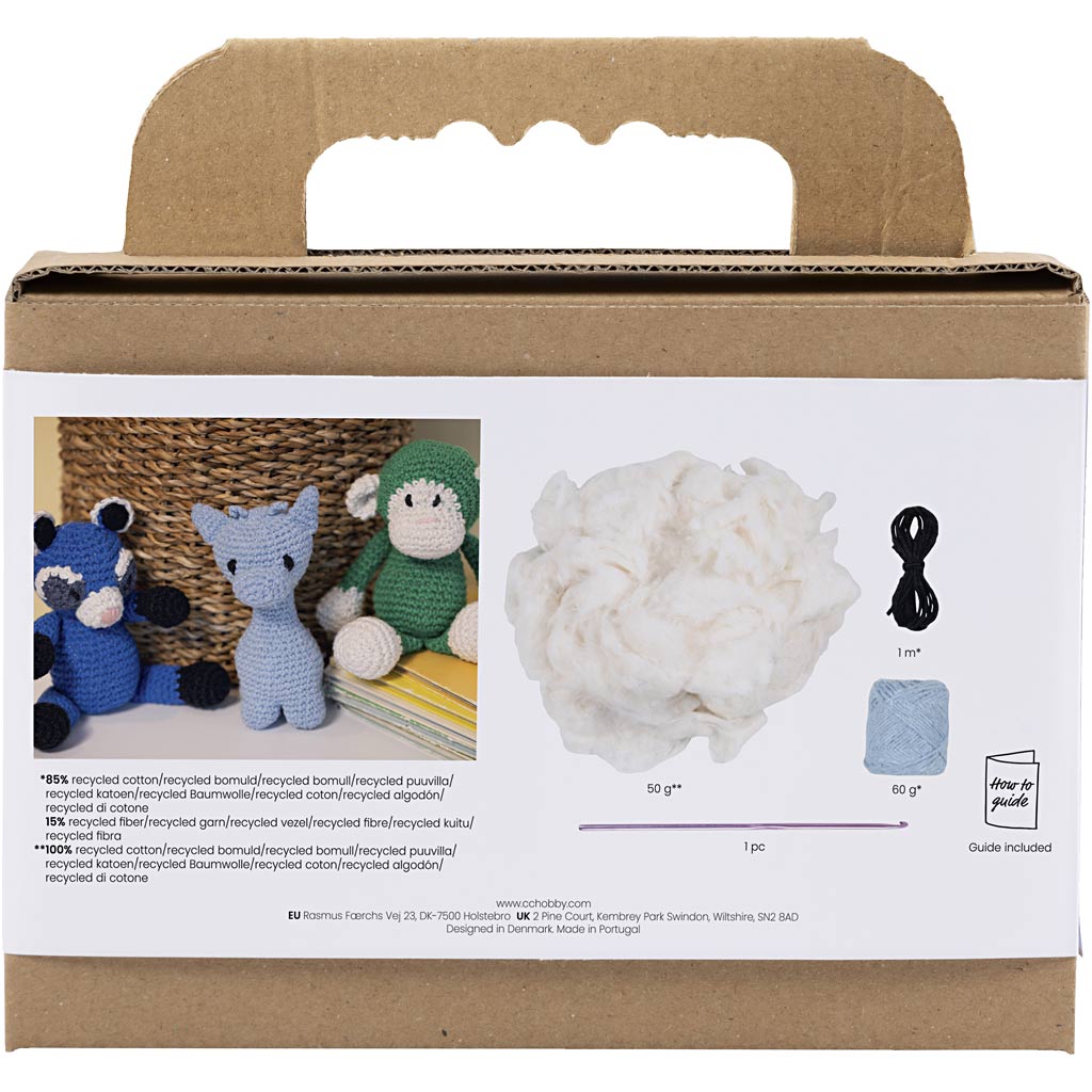 Https: www.cchobby.nl hobbyset-amigurumi-giraffe-lightblue-1-box