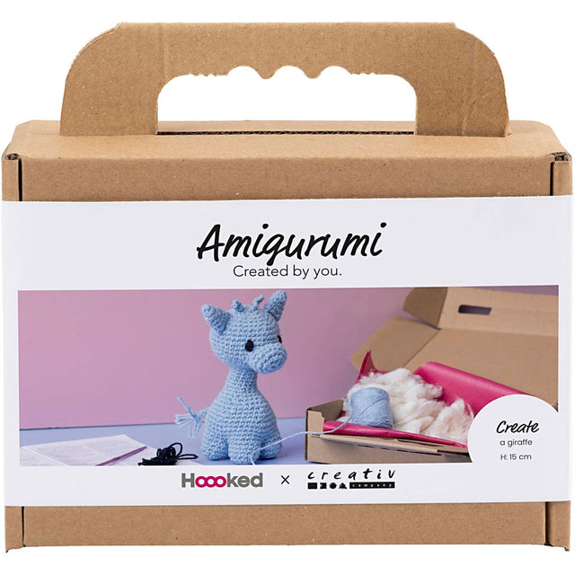 Https: www.cchobby.nl hobbyset-amigurumi-giraffe-lightblue-1-box