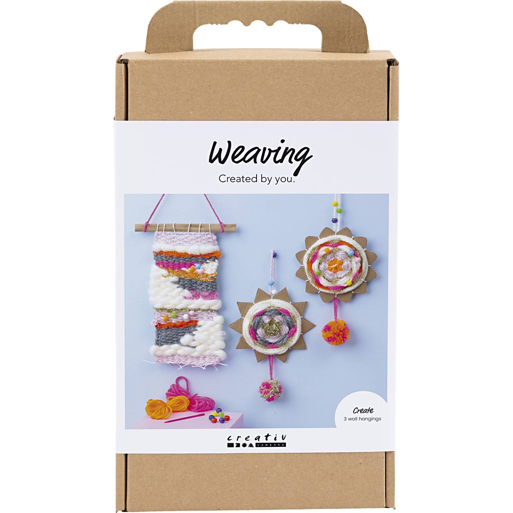 Creativ Company Web-Hobby-Set, Wandhalterungen, verschiedene Farben, 1 Box