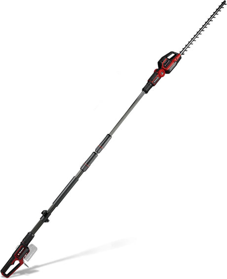 Einhell Akku-Teleskop-Heckenschere GP-HH 18 50 Li T BL-Solo (Rot Schwarz, Akku und Ladegerät nicht im Lieferumfang enthalten)