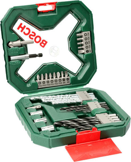 Bosch x-line Bohrer-Set – 34-teilig – für Holz, Metall und Stein