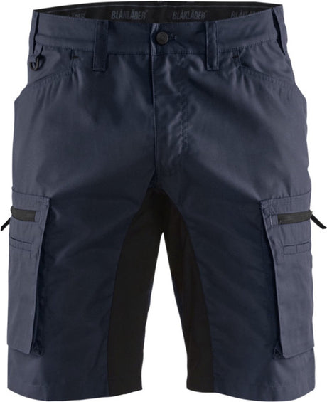 Blåkläder Blaklader Service Short Stretch 1449-1845 – Dunkelmarineblau Schwarz – C54