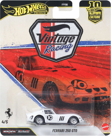 Hot Wheels Autokultur Vintage Racing – Ferrari 250 GTO