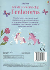Erstes Stickerbuch von Central Book House – Einhörner