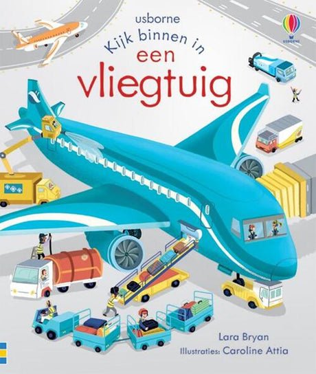 WPG-Verlage blicken in ein Flugzeug. 3+