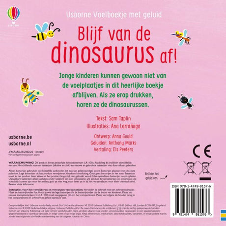 Geluidenboek: blijf van de dinosaurus af | 2 stuks