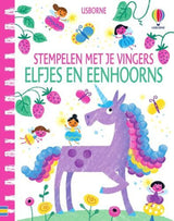 Mit den Fingern stempeln - Elfen und Einhörner