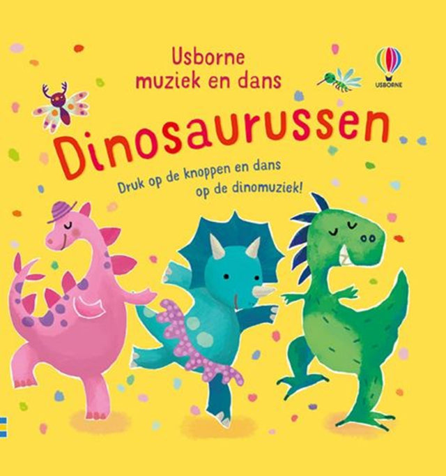 Dinosaurussen muziek en dans. +10 mnd | 2 stuks