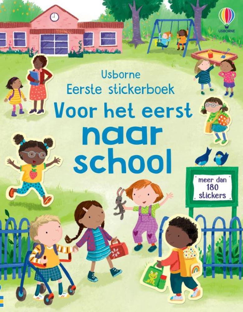 Stickerboek: voor het eerst naar school | 2 stuks