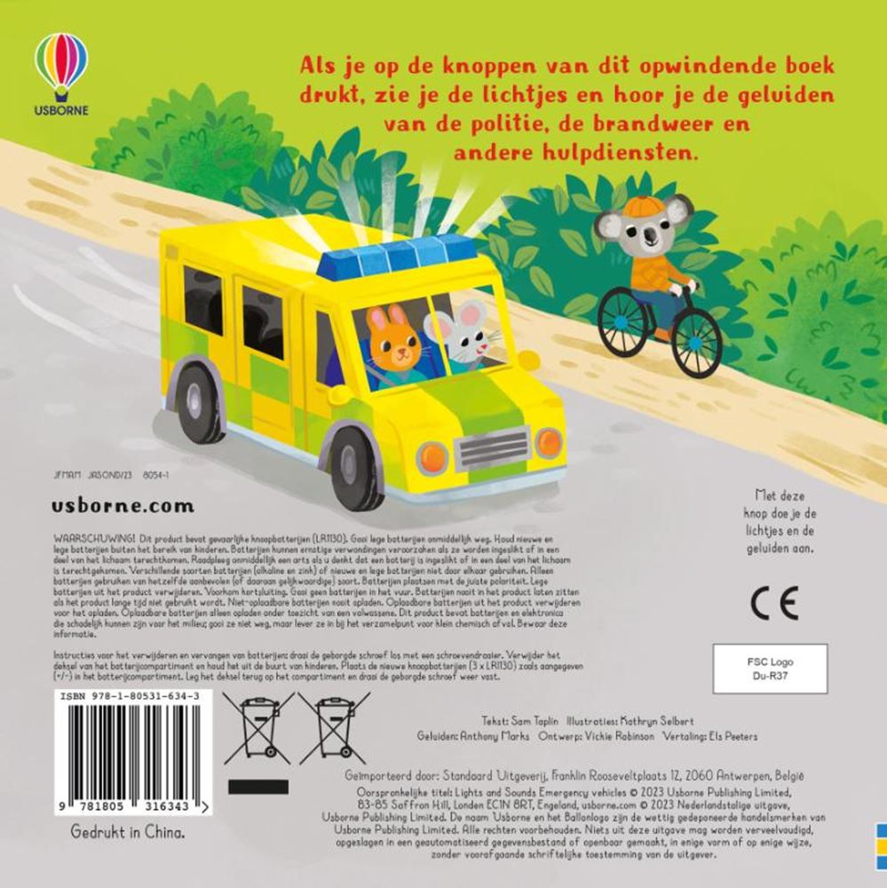 Geluidenboek hulpdiensten 1+ | 2 stuks