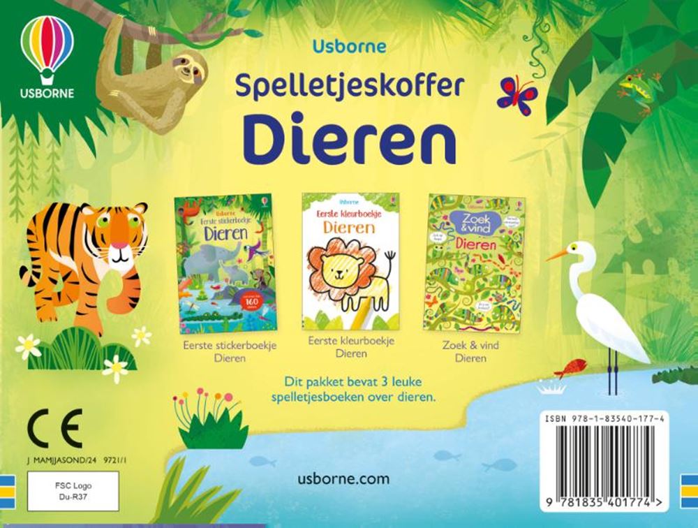 Usborne-Spielekoffer mit Tieren
