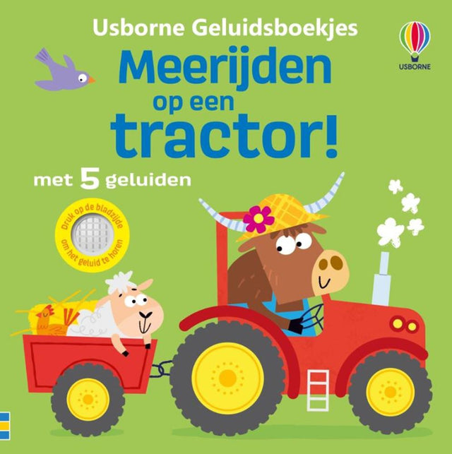 Geluidenboek: meerijden op een tractor! | 2 stuks