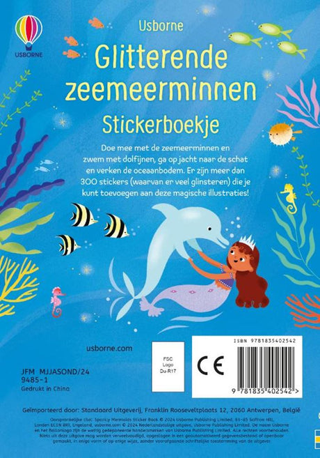 Usborne-Glitzer-Stickerbuch – glitzernde Meerjungfrauen