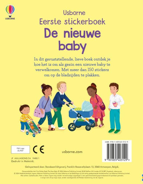 Usbornes erstes Stickerbuch – das neue Baby