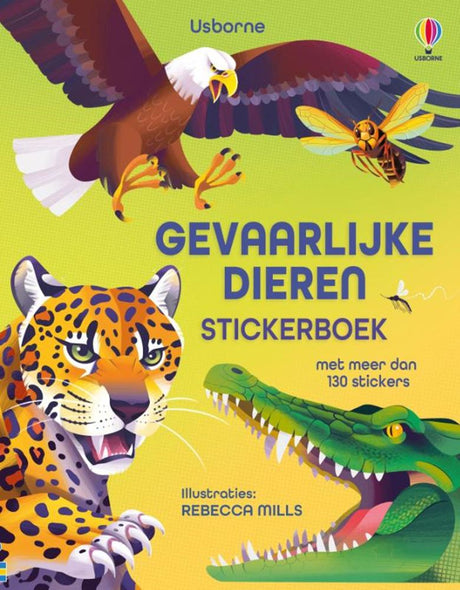 Stickerbuch: Gefährliche Tiere. 5+