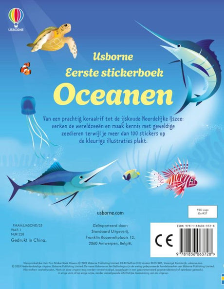 Stickerboek: oceanen. 3+ | 2 stuks