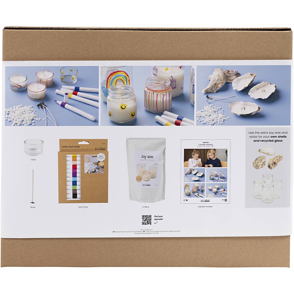 Kreativunternehmen https: www.cchobby.nl Gruppe set-candles-making-candleholders-for-theelights-1-box
