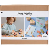 Creativ Company Group Set Schaumstoffdrucke, Karten und Boxen, 1 Box