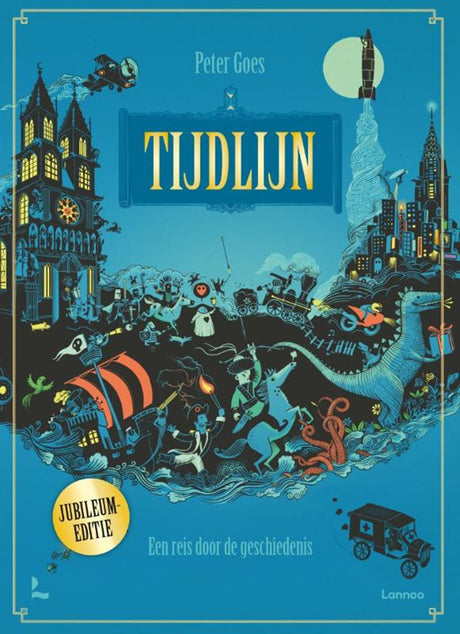 Tijdlijn jubileumeditie met sticker. 8+ | 2 stuks