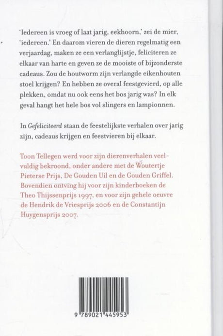 Toon tellegen: gefeliciteerd. cadeauboek