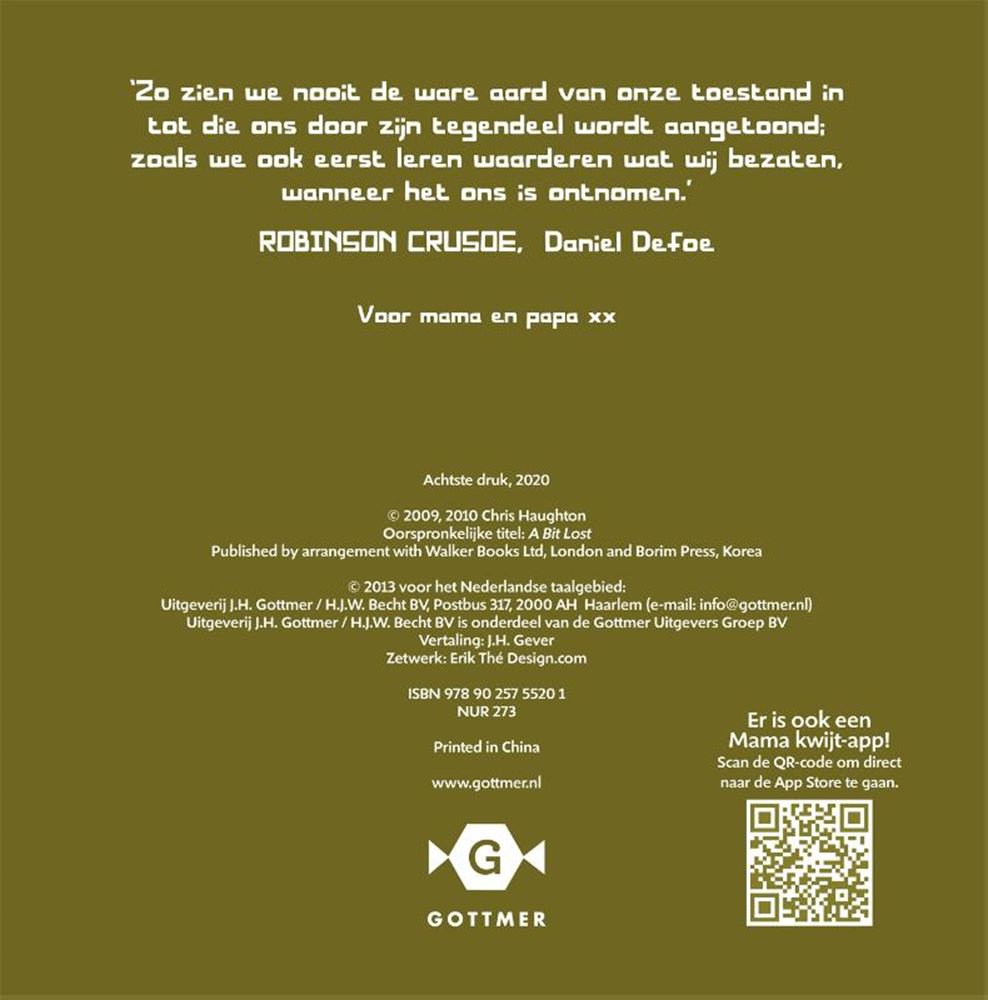 Gottmer Publishers Group Lost Mom (Brettbuch)