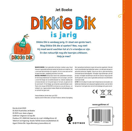 Gottmer-Verlagsgruppe Dikkie Dik's Geburtstagsbilderbuch