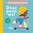 Kartonboek: daar gaan we! 2+
