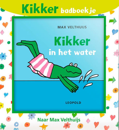Leopold-Frosch im Wasser (Badebuch)