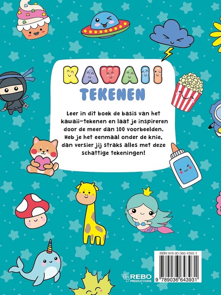 Rebo-Verleger Kawaii-Zeichnung