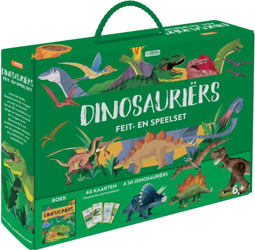 Rebo Publishers Dinosaurier – Fakten- und Spielset