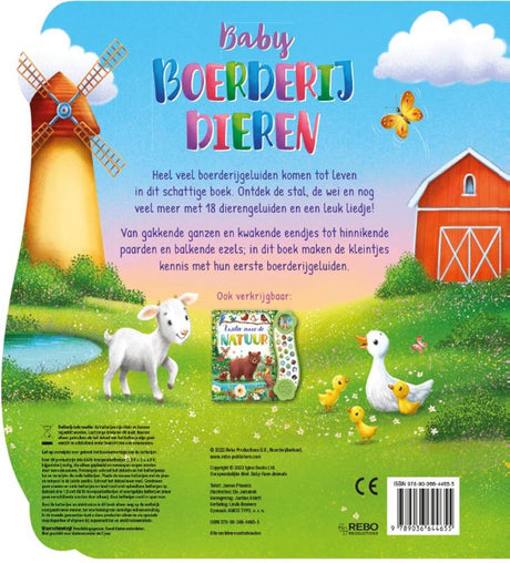 Klangbuch für Bauernhoftierbabys von Rebo Publishers