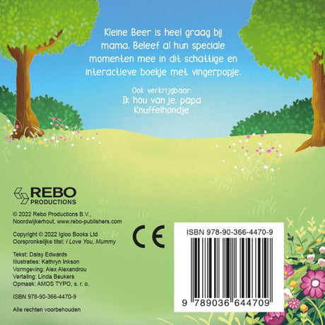 Rebo-Verlag „Ich liebe dich, Mama – Fingerpuppenbuch“.