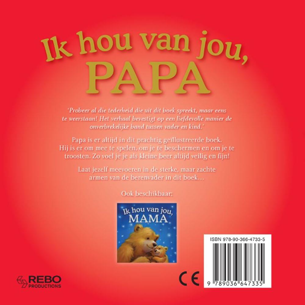 Rebo-Verleger: Ich liebe dich, Papa – Pappbuch