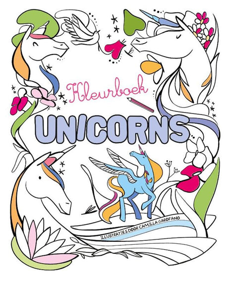 Sans-Marque-Farbbuch ohne Marke – Einhörner – fabelhafte Designs